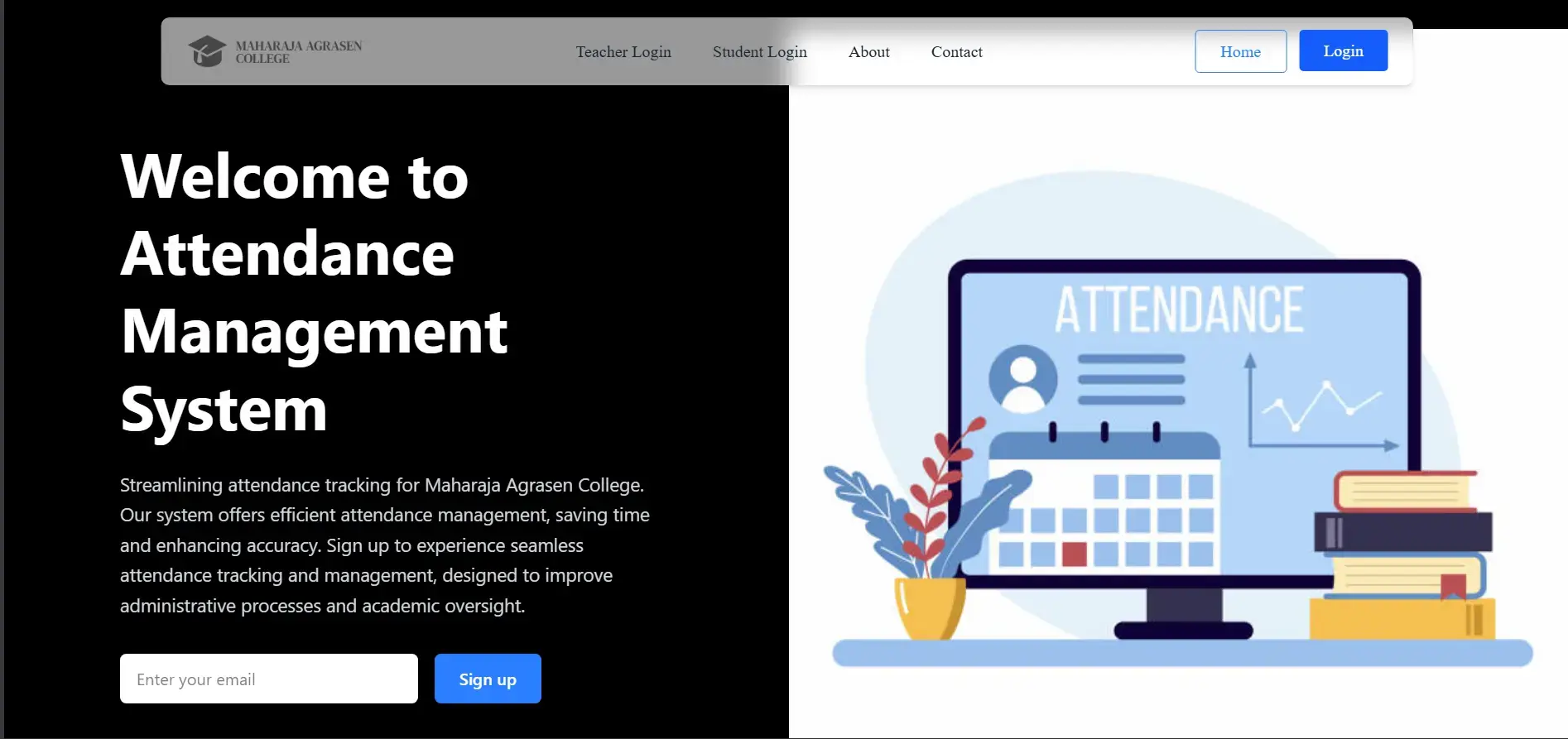 Attendance Manager – project preview screenshot